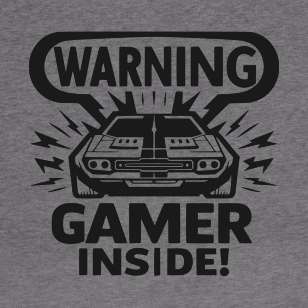 Warning Gamer Inside by Frank Ring