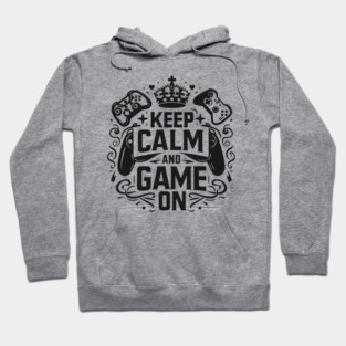 Keep Calm and Game On Hoodie