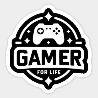 Gamer For Life Sticker