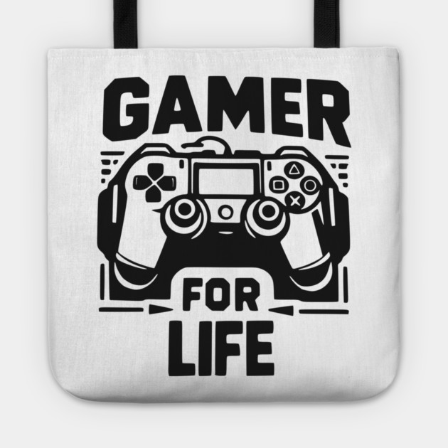 Gamer For Life Tote by Frank Ring