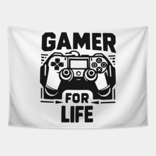 Gamer For Life Tapestry
