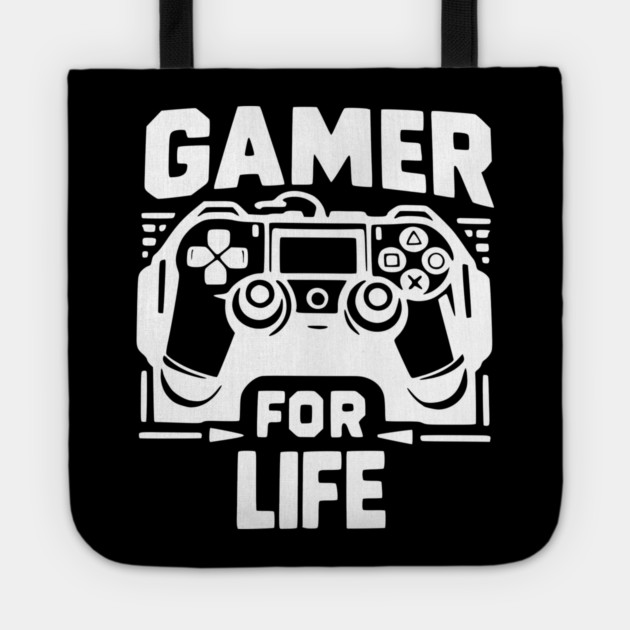 Gamer For Life Tote by Frank Ring