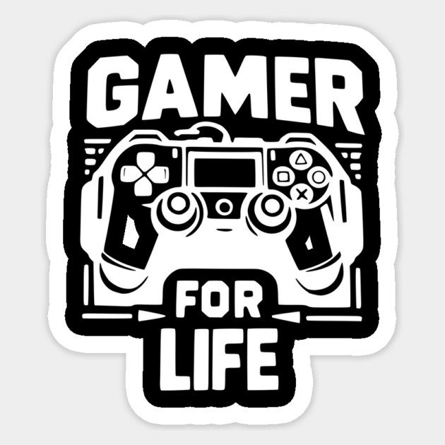 Gamer For Life Sticker by Frank Ring