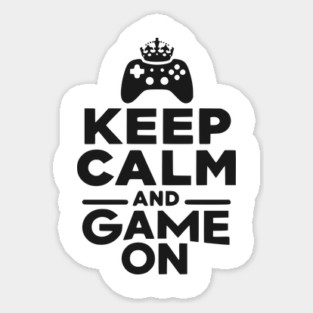 Keep Calm and Game On Magnet