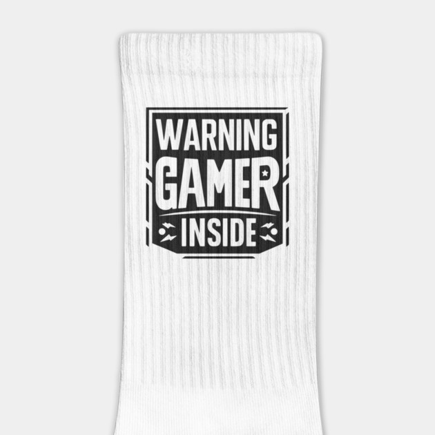 Warning Gamer Inside by Frank Ring