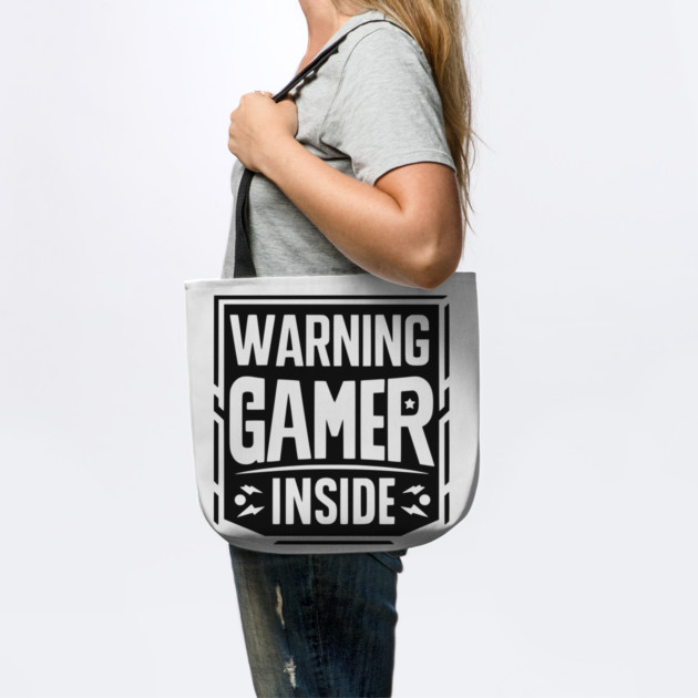 Warning Gamer Inside by Frank Ring