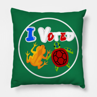 I voted island theme Pillow
