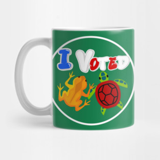 I voted island theme Mug