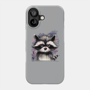 Grumpy Raccoon Phone Case