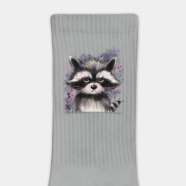 Grumpy Raccoon by H. R. Sinclair