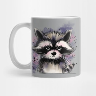 Grumpy Raccoon Mug