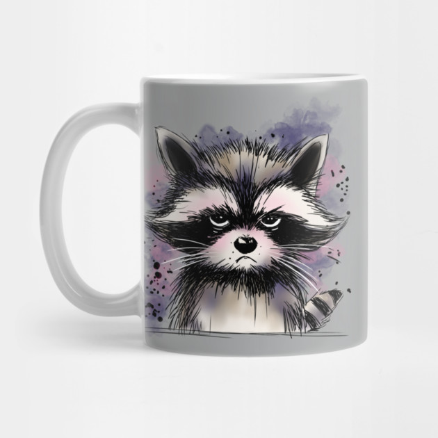 Grumpy Raccoon by H. R. Sinclair