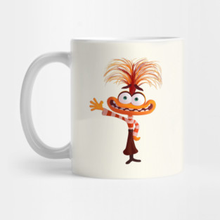 Anxiety Waving Inside Out 2 Mug
