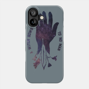 A Witch Bows To No Man Phone Case