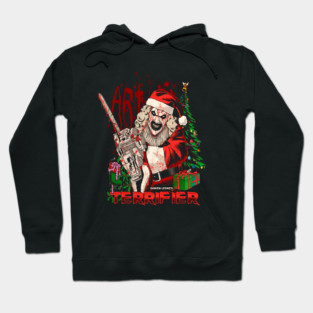 Clown Santa Vintage 90s Hoodie