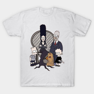 Simpsons-Addams T-Shirt