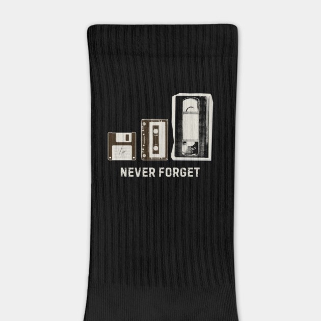 Never Forget | Floppy Disk, Cassette, VHS Tape by The WYLD Tribe