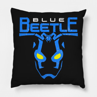 blue hermano beetle Pillow