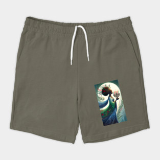 Kwanzaa Beautiful Woman with Kinara Shorts