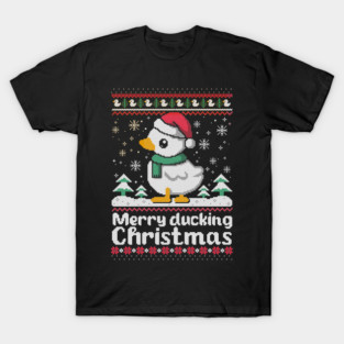 Merry ducking christmas ugly christmas sweater T-Shirt