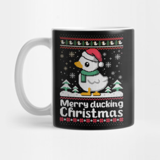 Merry ducking christmas ugly christmas sweater Mug