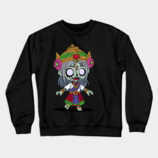 Cute Thai Zombie Crewneck Sweatshirt