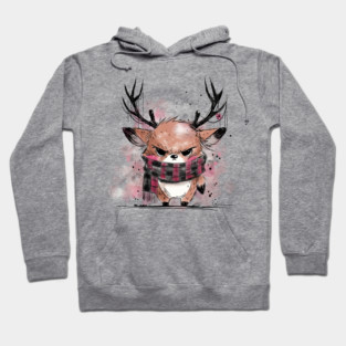 Grumpy Reindeer Hoodie