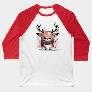 Grumpy Reindeer Baseball T-Shirt