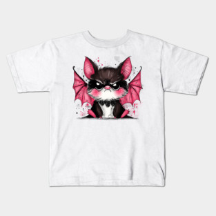 Grumpy Bat Kids T-Shirt