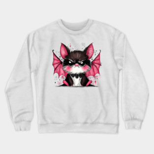 Grumpy Bat Crewneck Sweatshirt