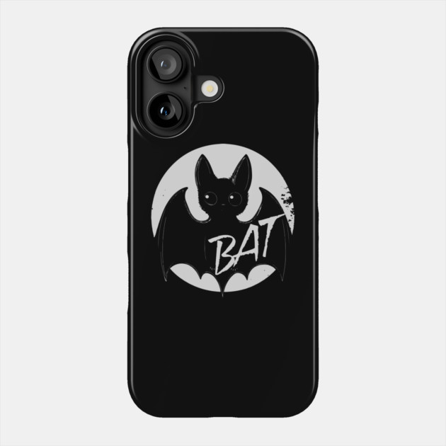 B for Bat - Alphabet Animal Letter B - Dark Academia Phone Case by TuncGK