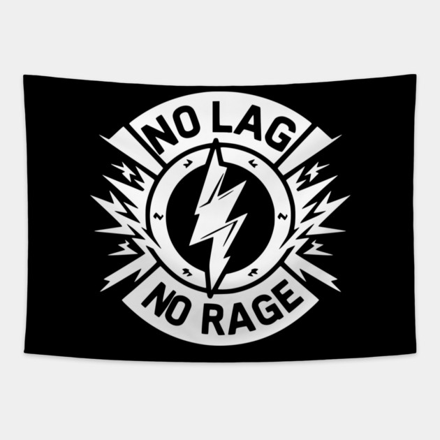 No Lag No Rage Tapestry by Frank Ring