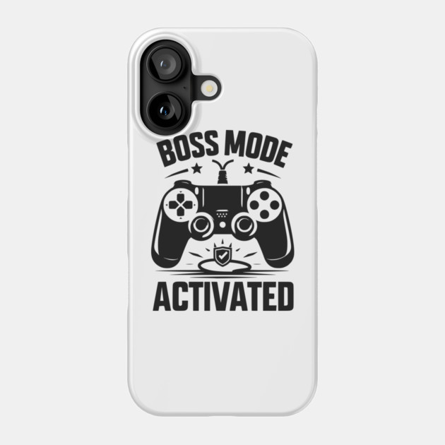 Boss Mode Activated Phone Case by Frank Ring