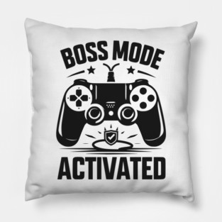 Boss Mode Activated Pillow
