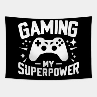 Gaming My Superpower Tapestry