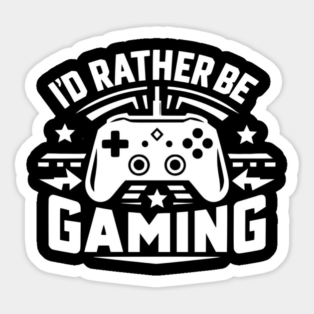 I’d Rather Be Gaming Magnet by Frank Ring