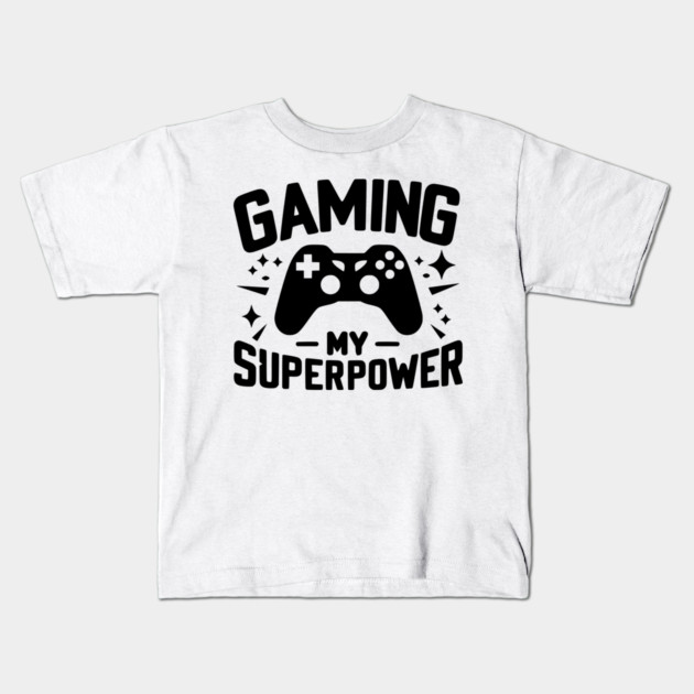 I’d Rather Be Gaming Kids T-Shirt by Frank Ring