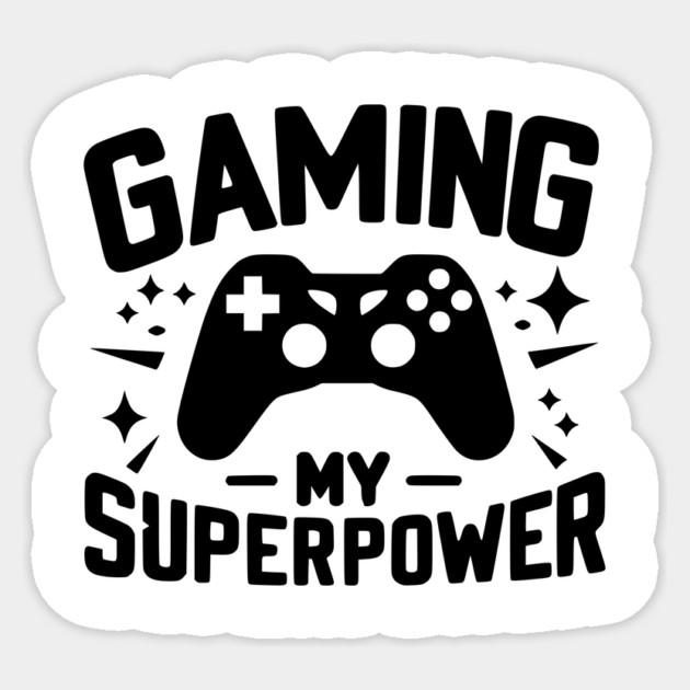 I’d Rather Be Gaming Sticker by Frank Ring
