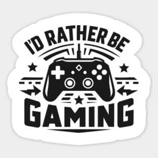 I’d Rather Be Gaming Magnet