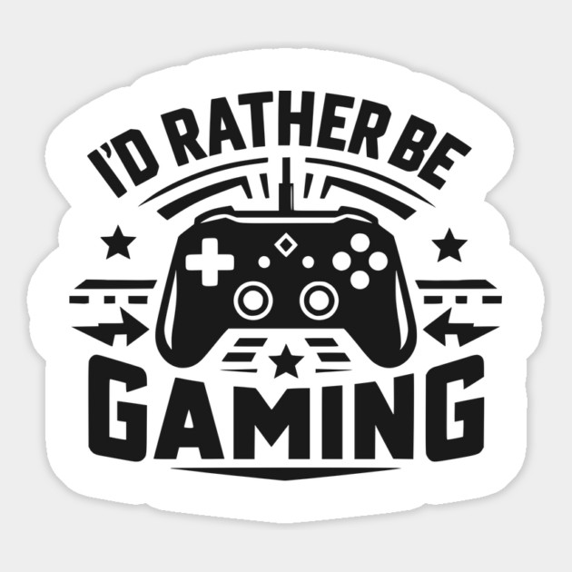 I’d Rather Be Gaming Magnet by Frank Ring