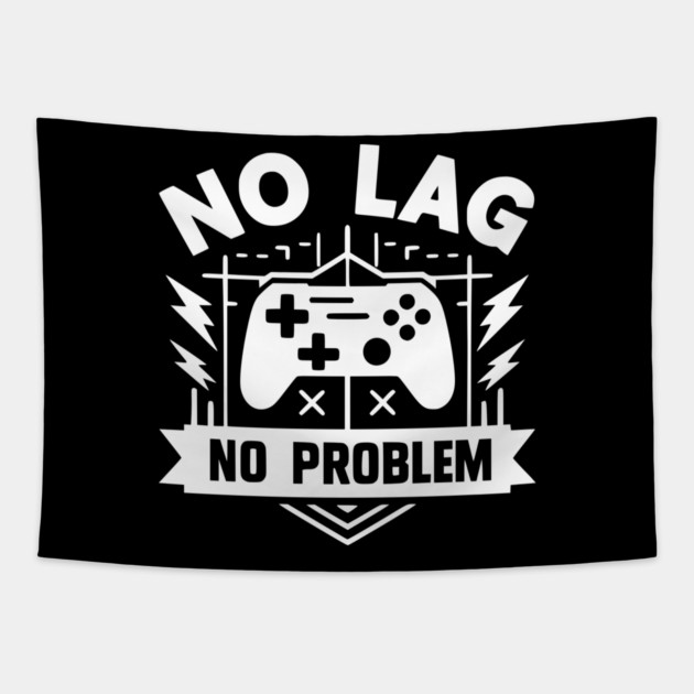 No Lag No Problem Tapestry by Frank Ring