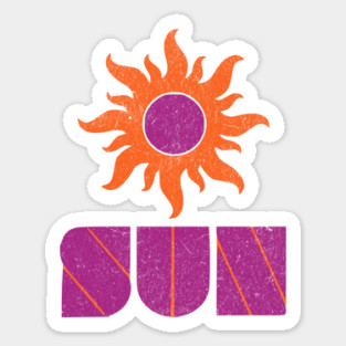 Retro Football Team Southern California Sun World Football League Sticker