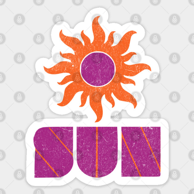 Retro Football Team Southern California Sun World Football League Sticker by Yesteeyear