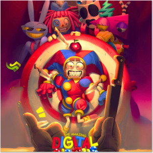 the amazing digital circus Posters and Art