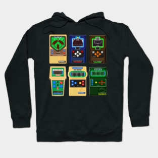Retro Handheld Electronic Sports Video Games Hoodie