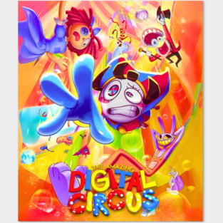 the amazing digital circus Posters and Art