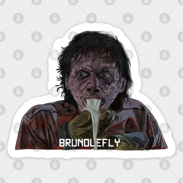 The Fly: Brundle Barf Sticker by 51Deesigns