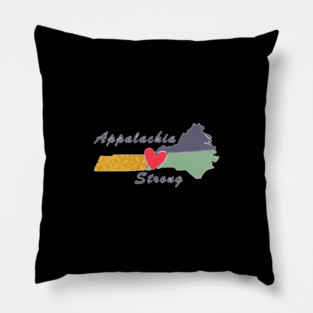 Appalachia Strong NC Mountains Pillow