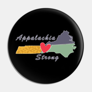 Appalachia Strong NC Mountains Pin