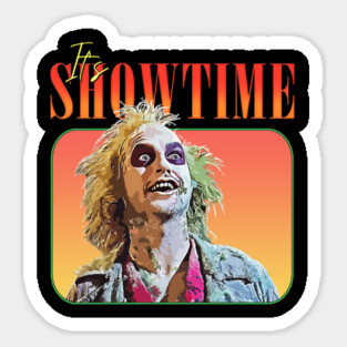It's Showtime /// Retro Aesthetic Sticker